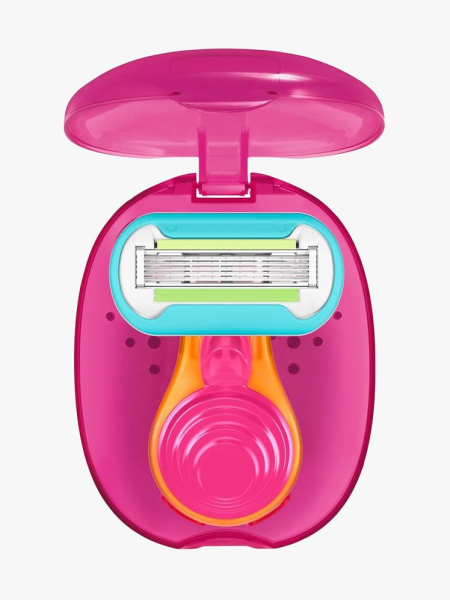 Gillette Venus Extra Smooth Travel Razor Kit in branded component on a light gray background